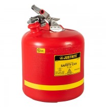 Justrite Type I Poly Safety Can, 5.0 gallon (#14561)