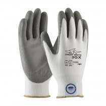 Great White® 3GX® Seamless Knit Dyneema® Diamond Blended Glove with Polyurethane Coated Smooth Grip on Palm & Fingers  (#19-D322)