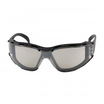 Zenon Z12™ Foam Rimless Safety Glasses with Black Temple, I/O Lens, Foam Padding and Anti-Scratch / Anti-Fog Coating  (#250-01-F022)