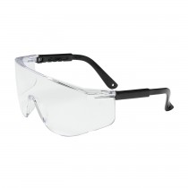 Zenon Z28™ OTG Rimless Safety Glasses with Black Temple, Clear Lens and Anti-Scratch Coating  (#250-03-0000)