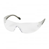 Zenon Z12R™ Rimless Safety Readers with Clear Temple, Clear Lens and Anti-Scratch Coating, 1.25 Diopter  (#250-27-0012)