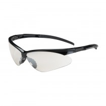 Adversary™ Semi-Rimless Safety Glasses with Black Frame, Clear Lens and Anti-Scratch Coating  (#250-28-0000)