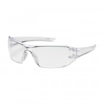 Captain™ Rimless Safety Glasses with Clear Temple, Clear Lens and Anti-Scratch / Anti-Fog Coating  (#250-46-0020)