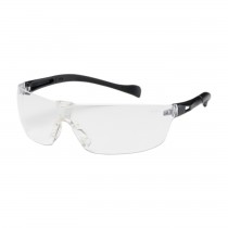 Monteray II™ Rimless Safety Glasses with Black Temple, Clear Lens and Anti-Scratch / Anti-Fog Coating  (#250-MT-10071)