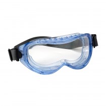 Contempo™ Indirect Vent Goggle with Light Blue Body, Clear Lens and Anti-Scratch / Anti-Fog Coating - Neoprene Strap  (#251-5300-400-RHB)
