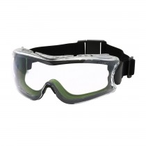 Mission™ Indirect Vent Goggle with Green Body, Clear Lens and FogLess® 3Sixty™ Coating - Elastic Strap  (#251-63-0520)