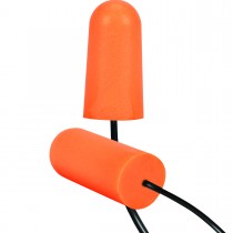 Mega Bullet™ Plus Disposable Soft Polyurethane Foam Corded Ear Plugs - NRR 33  (#267-HPF810C)