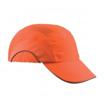 HardCap A1+™ Hi-Vis Baseball Style Bump Cap with HDPE Protective Liner and Adjustable Back  (#282-ABR170-OR)