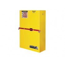 Sure-Grip High Security Flammable Safety Cabinet With Steel Bar, 2 Shelf, Manual Doors, 45 Gallon Cap. (#29884Y)
