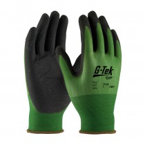 G-Tek® GP™ Seamless Knit Nylon Glove with Nitrile Coated MicroSurface Grip on Palm & Fingers - 18 Gauge (#34-400)