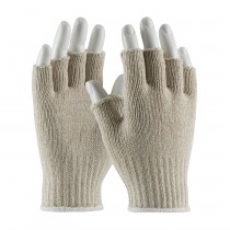PIP® Medium Weight Seamless Knit Cotton/Polyester Glove - Natural with Half-Finger  (#35-C119)