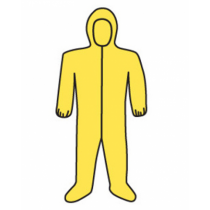 Posi-Wear® UB Plus™ Coverall with Elastic Wrist & Ankle, Attached Hood & Boot  (#3679B)