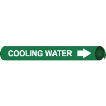 Cooling Water Precoiled Pipe Marker (#4031N)