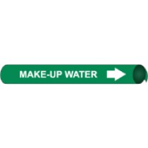 Make-Up Water Precoiled Pipe Marker (#4070N)