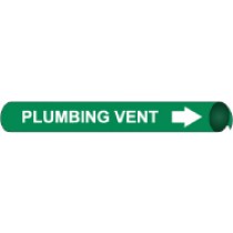 Plumbing Vent Precoiled Pipe Marker (#4083N)