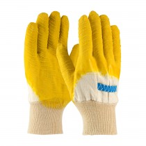 Armor® Latex Coated Glove with Jersey Liner and Crinkle Finish on Palm, Fingers & Knuckles - Knitwrist  (#55-3271)