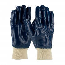 ArmorTuff® Nitrile Dipped Glove with Jersey Liner and Smooth Finish on Full Hand - Knitwrist  (#56-3152)