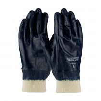 ArmorLite® Nitrile Dipped Glove with Interlock Liner and Textured Finish on Full Hand - Knitwrist  (#56-3171)