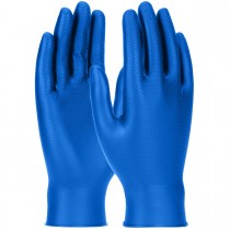 Grippaz™ Skins Extended Use Ambidextrous Nitrile Glove with Textured Fish Scale Grip - 4.5 Mil  (#67-305)