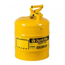 Justrite Type I Safety Can, Yellow, 5 gallon (#7150200)