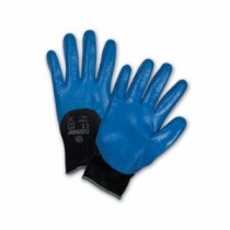 West Chester® Seamless Nylon Glove with Smooth Nitrile Coated Palm, Fingers & Knuckles  (#715SNC)