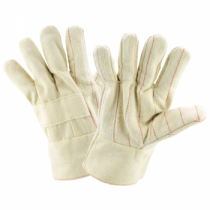 PIP® Cotton Canvas Double Palm Glove with Nap-out Finish - Band Top  (#718BT)