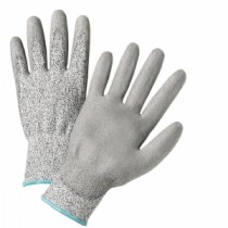 PosiGrip® Seamless Knit HPPE Blended Glove with Polyurethane Coated Smooth Grip on Palm & Fingers  (#720DGU)