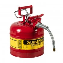JustriteType II AccuFlow Safety Can, 2 gallon, Red (#7220120)