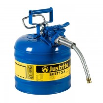 JustriteType II AccuFlow Safety Can, 2 gallon, Blue (#7220320)