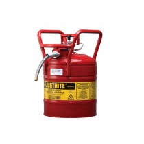Justrite Type II D.O.T. Safety Can, 5 gallon, Red (#7350110)