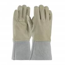  PIP® Top Grain Pigskin Leather Mig Tig Welder's Glove with Kevlar® Stitching - Split Leather Gauntlet Cuff  (#75-320)