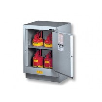 Justrite Under Fume Hood Solvent/Flammable Liquid Safety Cabinet, 1 Shelf, Self-Close Right Hand Door, 15 Gallon Cap. (#882420)