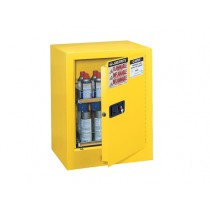 Sure-Grip EX Benchtop Flammable Safety Cabinet, 2 Drawers, Manual Door, 24 Aerosol Cans Cap. (#890500)