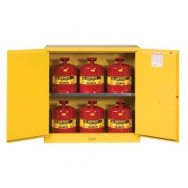 Sure-Grip EX Flammable Safety Cabinet/Can Package, 2 Shelf, Manual Doors, 30 Gallon Cap. (#8930008)