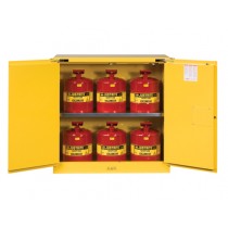 Sure-Grip EX Flammable Safety Cabinet/Can Package, 2 Shelf, Self-Close Doors, 30 Gallon Cap. (#8930208)