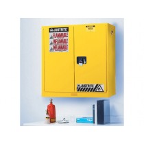 Sure-Grip EX Wall Mount Flammable Safety Cabinet, 5 Shelf, Manual Doors, 20 Gallon Cap. (#893400)