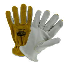 Ironcat® Premium Grade Top Grain Drivers Glove with Shoulder Split Cowhide Leather Back - Keystone Thumb  (#9414)