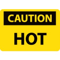Caution Hot Machine Label (#C35AP)