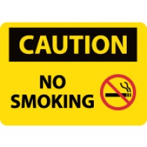 Caution No Smoking Sign (#C564)