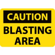 Caution Blasting Area Sign (#C663LF)