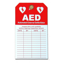 AED Inspection Tag (#DAC-801)