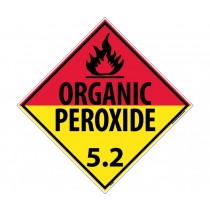 Organic Peroxide 5.2 Class 5 DOT Placard (#DL18)