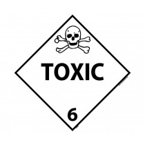 Toxic Class 6 DOT Placard (#DL87)