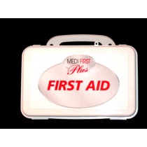 First Aid Kit, 10-unit (empty, plastic) (#733MTP)