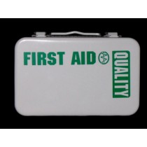 First Aid Kit, 10-unit (empty, metal) (#821MTM)