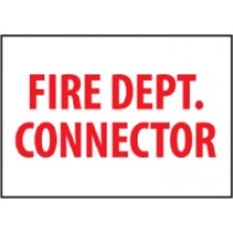 Fire Dep. Connector Sign (#FL202)