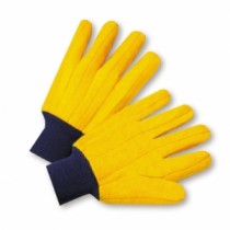 PIP® Regular Grade Cotton Chore with Double Layer Palm, Single Layer Back and Nap-out Finish - Knitwrist  (#FM18KWK)
