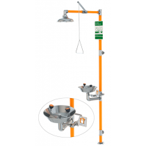 Guardian Safety Station with Eyewash, All-Stainless Steel Construction (#G1991)