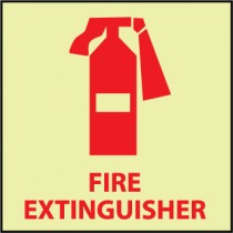 Fire Extinguisher Glow Sign (#GL149)