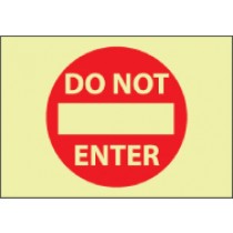 Do Not Enter Glow Sign (#GL63)